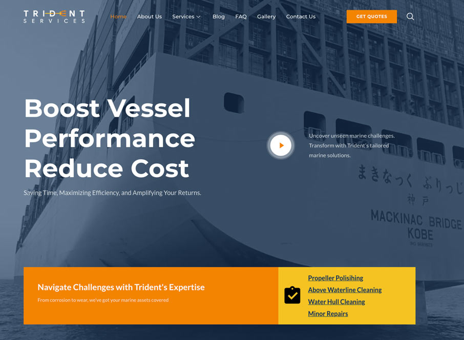 Trident Services Launches New Website